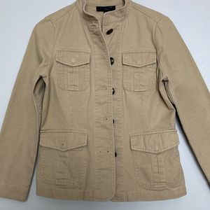 Tan Jean Jacket.